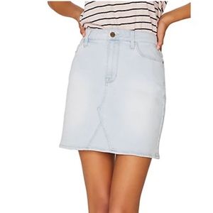 Sanctuary Ryan Denim Mini Skirt Light Wash Size 34” Waist